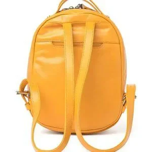 NWT New Hobo Hogan Backpack Mustard Leather Retired Rare Vintage Hogan Bag – Clothes Heaven Since 1983 main image 4
